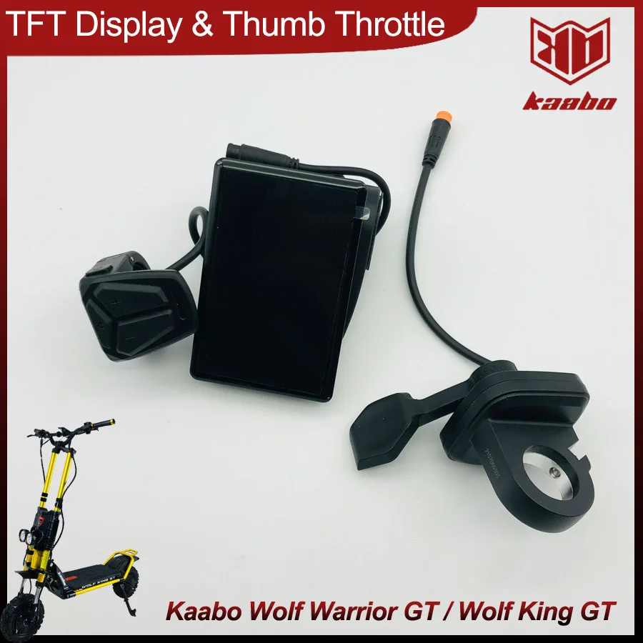 TFT Display IPS Color LCD Thumb Throttle Trigger Accelerator Original Upgrade Kaabo Wolf Warrior King GT Pro Mantis King Scooter