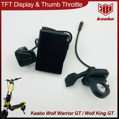 TFT 디스플레이 IPS 컬러 LCD 엄지 스로틀 트리거 가속기 원래 업그레이드 Kaabo Wolf Warrior King GT GTR Mantis King 스쿠터