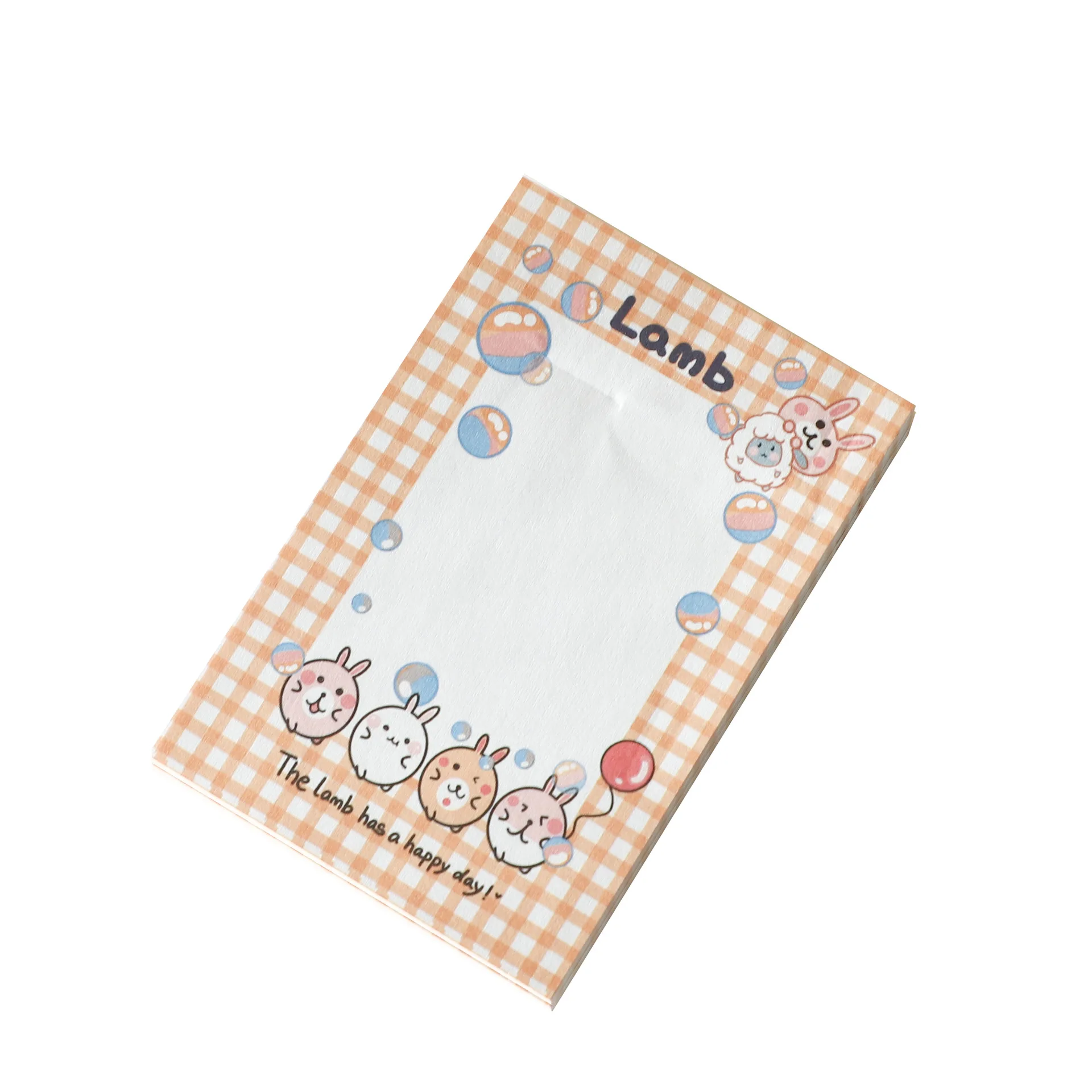 100sheets Cute Cartoon Rabbit Memo Notepad Student Hand Account Sticky Note N Times Posted Message Notepad  Kawaii