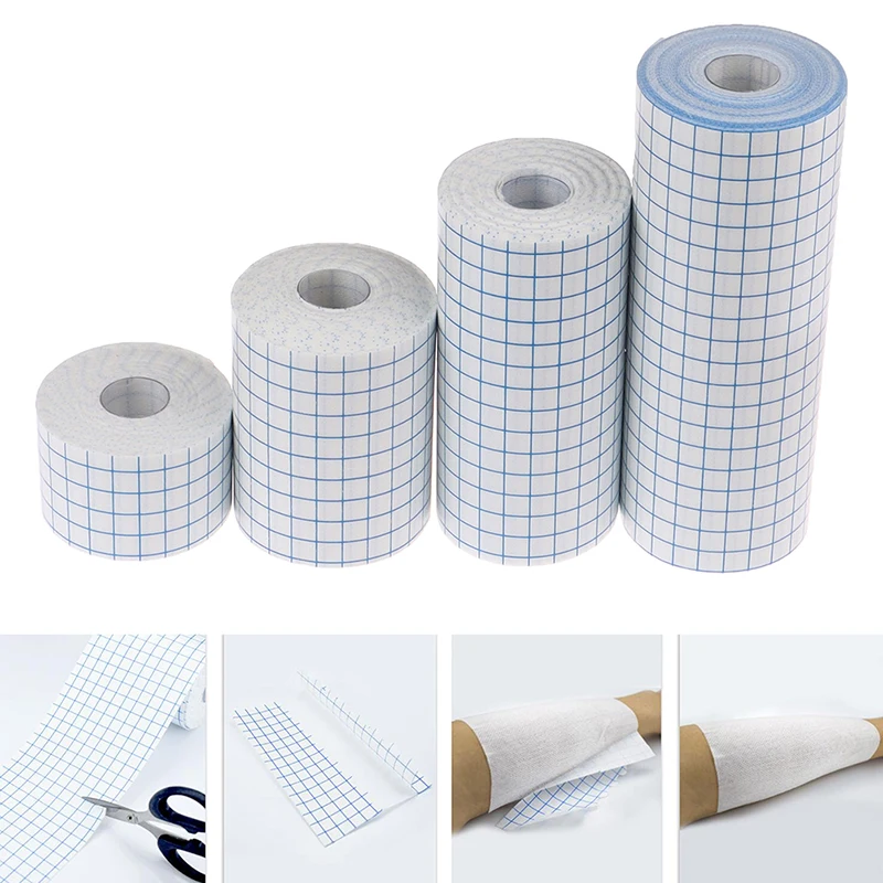 1Roll 3 Size Waterproof Transparent Adhesive Wound Dressing Medical Fixation Tape Bandage