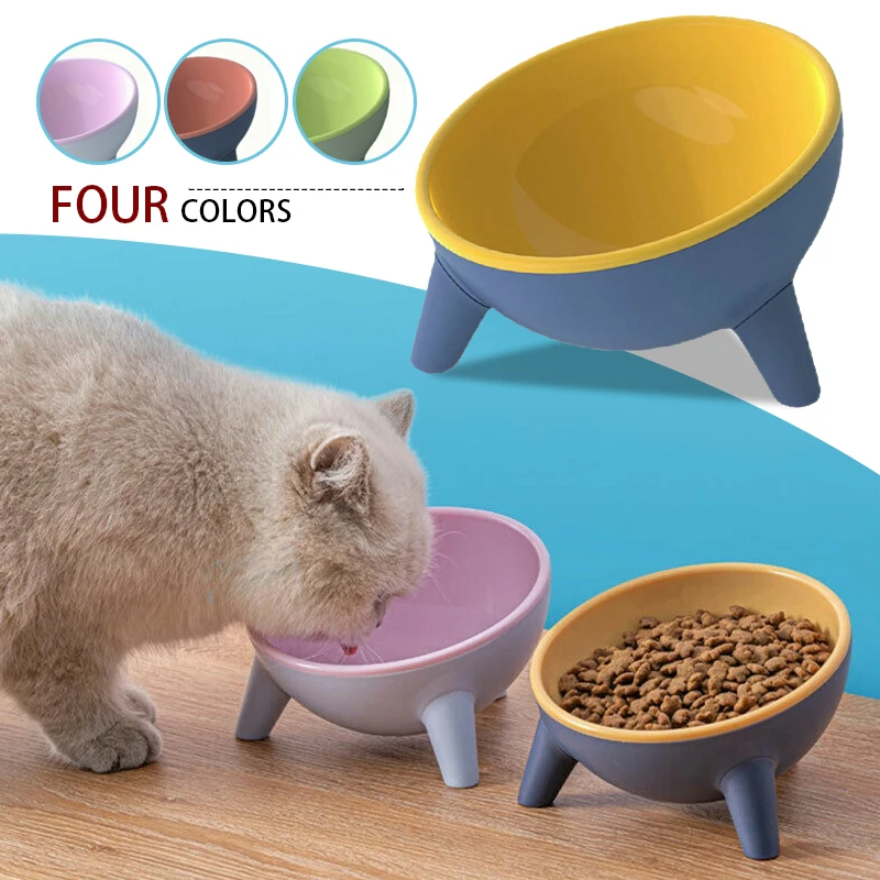 

Raised Tilted Elevated Bowls For Pet Cat Puppy Bowls Food Water Dish Backflow Prevention Dogs Feeding Container Supplies