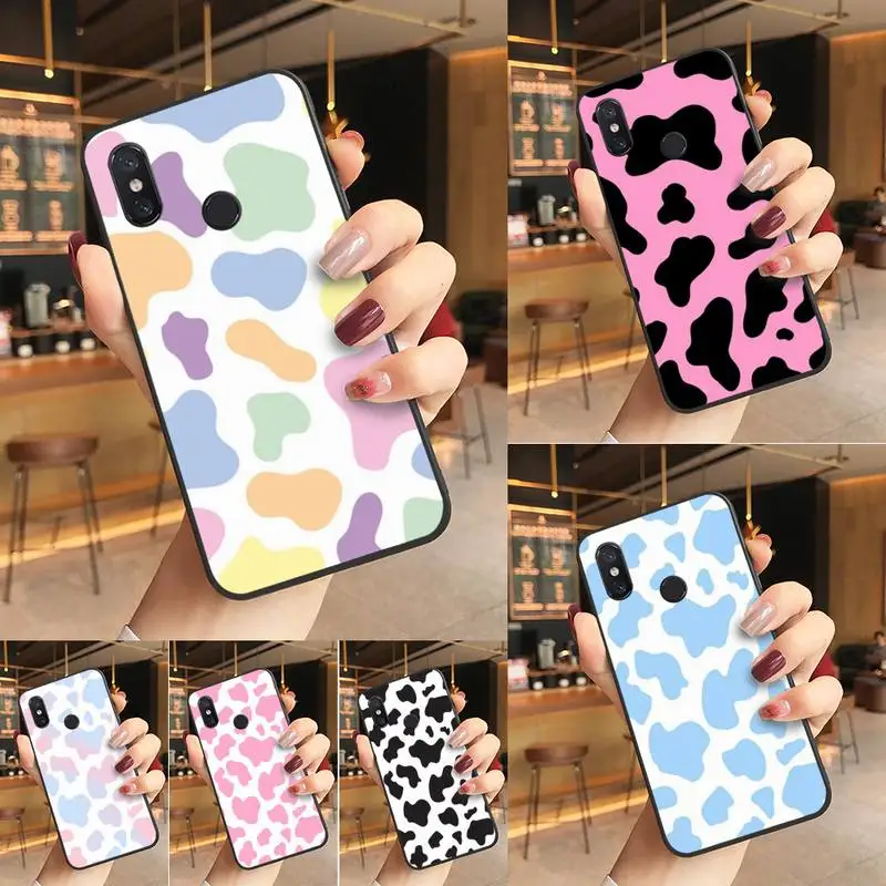 pink cow Phone Case Phone Case For Redmi K20 Note 5 7 7a 6 8 Pro note 8T 9 Xiaomi Mi 8 9 SE