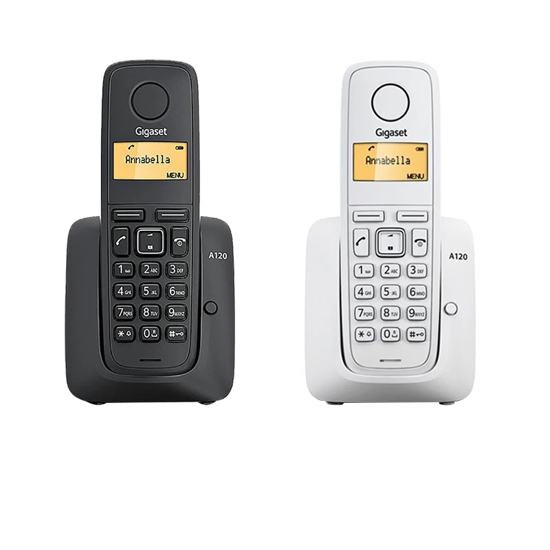 SIEMENS GIGASET A120 DECT WIRELESS PHONE (BLACK * WHITE)