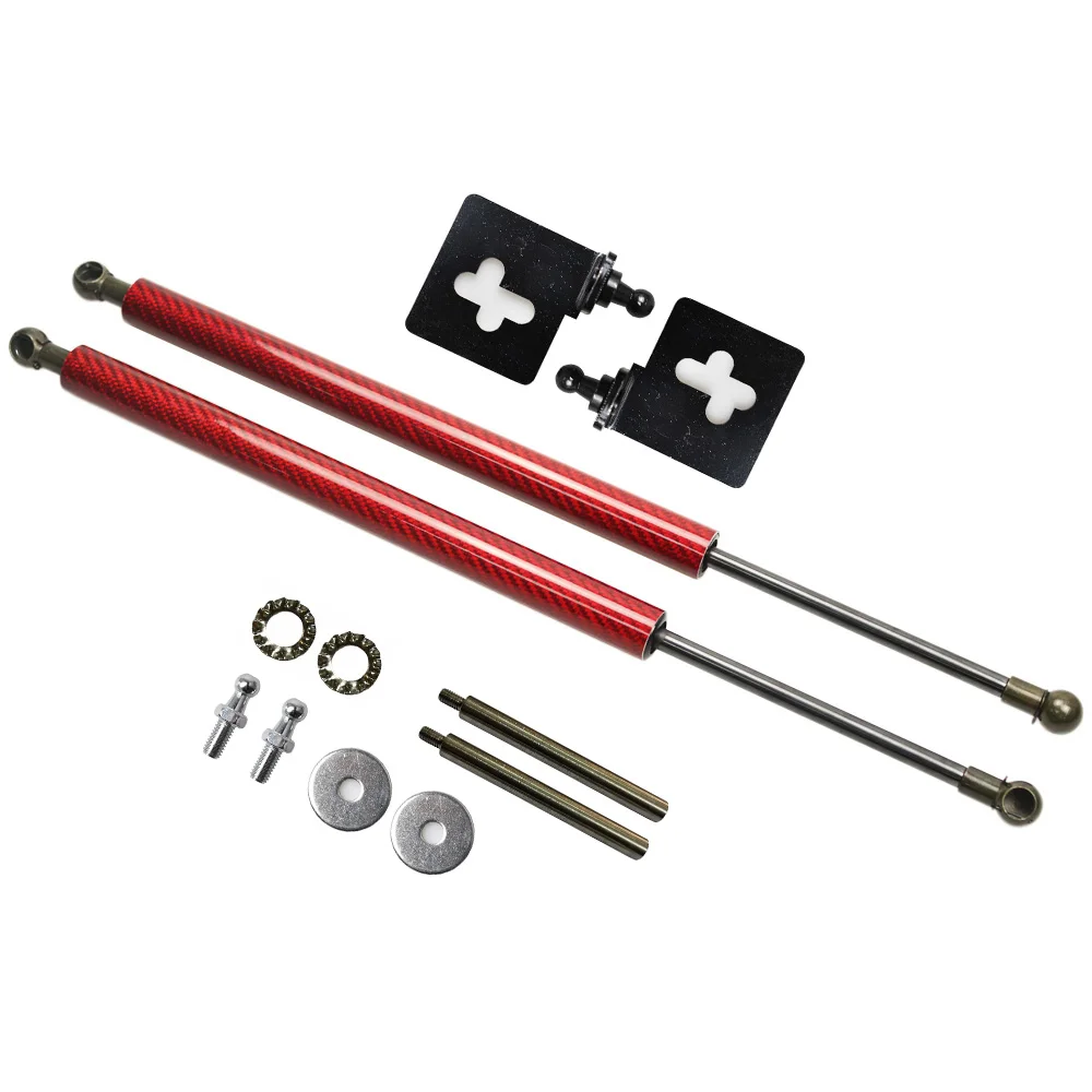 Bonnet Struts For Nissan 240SX S13 1989-1994 Front Hood Modify Gas Spring Carbon Fiber Lift Supports Rod Shock Absorber Pistons