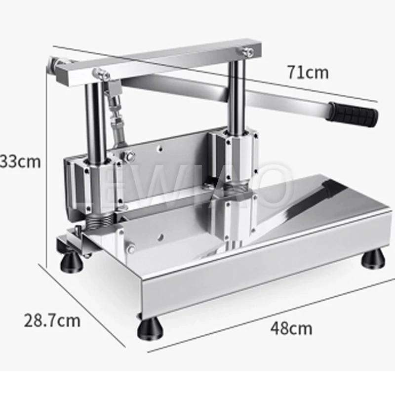 Hakmachine Professionele Bottensnijder Handmatige Slager Reserve Ribben Varkensdravers Lamskotel Botensnijder