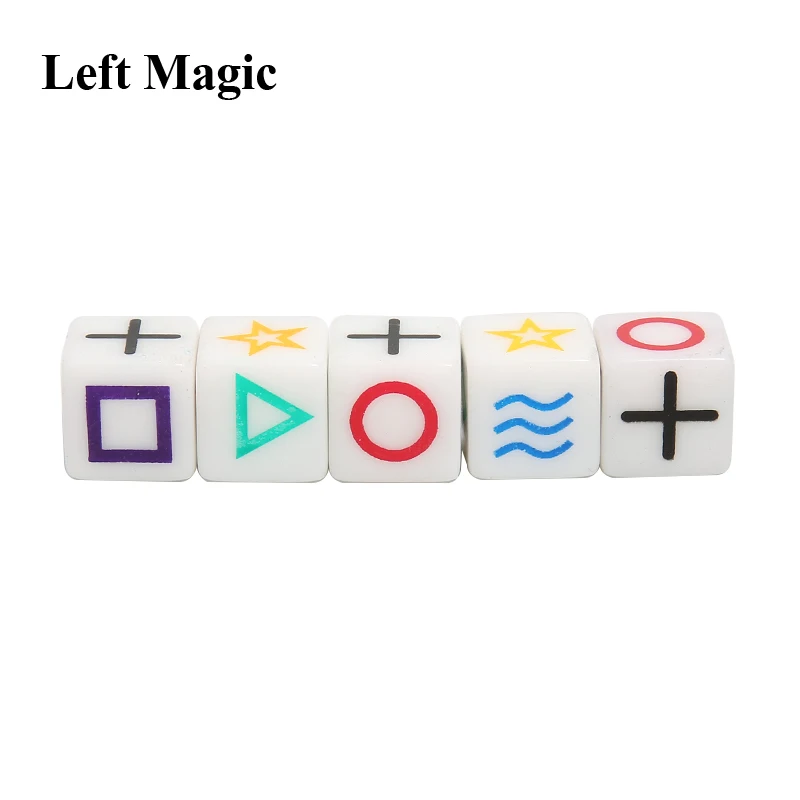 1 Pcs Magic Dice Magic Tricks Close Up Stage Props Iuuusion Accessary Emotion Mentalism Magician Magie Comedy Gimmick Kids Gift