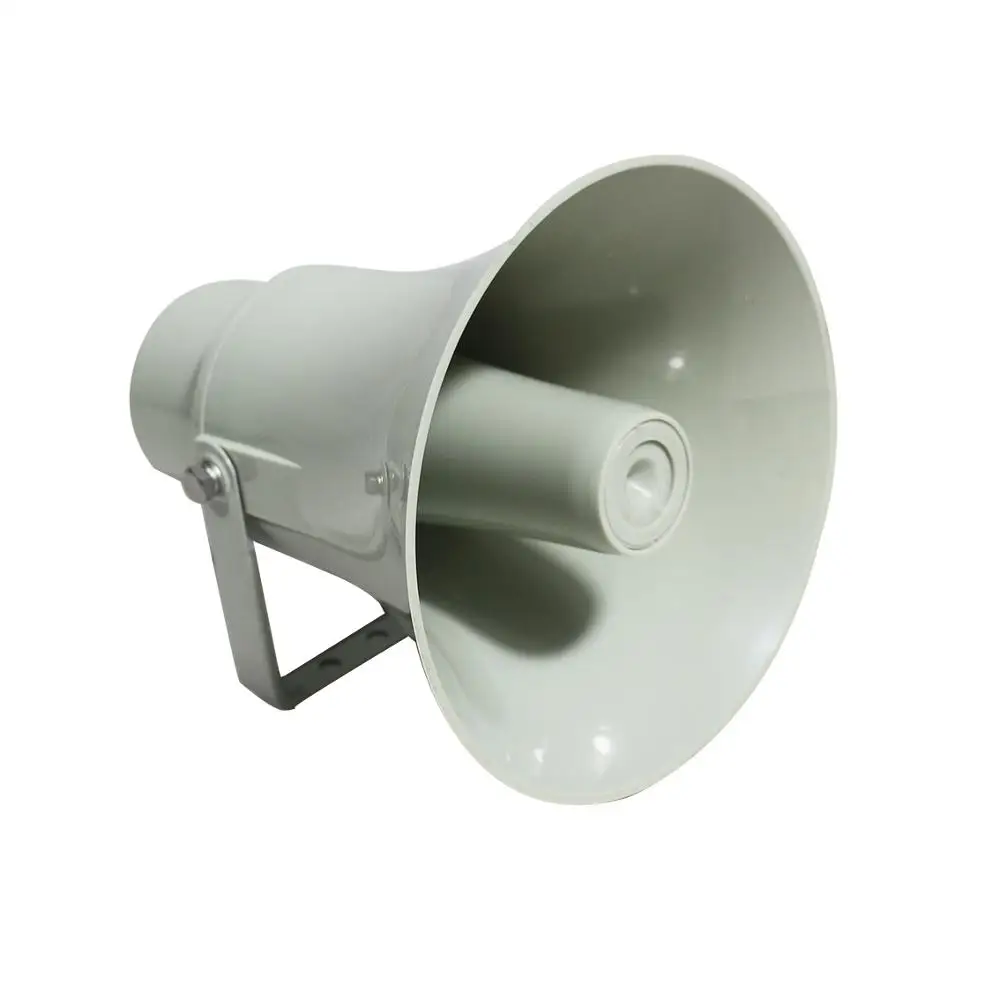 SIP PA System Outdoor Waterproof Network Round Horn Speaker 15W/30W,Supports 12VDC or POE Power Supply,with RJ45 Interface