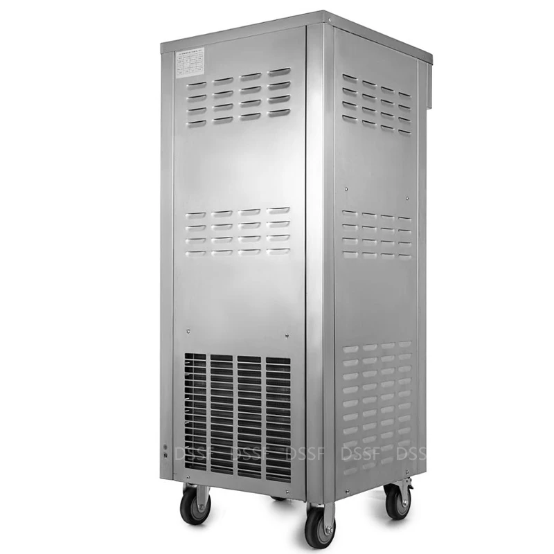 Soft Ice Cream Machines Popular Stainless Steel Vertical Double Compressor Ice Cream Machine In China