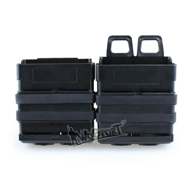 New 2 PCS 7.62 5.56 Fast Mag Holder Molle Tactical FastMag Pouch Hunting Accessories AK M4 Rifle Pistol Magazine Pouch