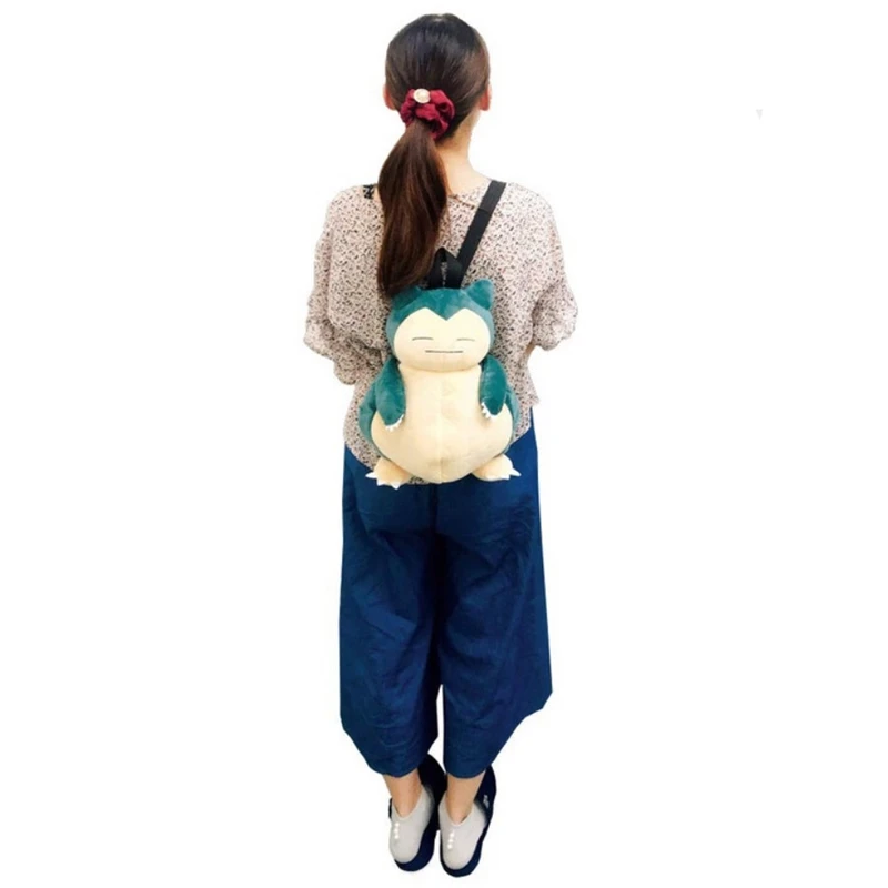 Pokemon Snorlax Hot Anime Bag peluche zaino Cosplay Cartoon Multi Function borsa a tracolla ragazza borsa Mochila regali