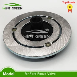 Compresor de CA magnético para coche, placa de cubo de polea de embrague electromagnético para Ford Focus 2, 1,4, 1,6, Volvo C30, S40, V50, 1,6, 2,0