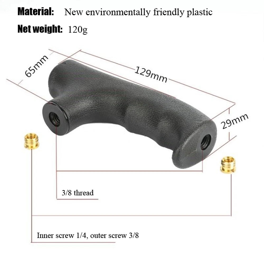 Camera Monopod Handle Grip Trekking Poles Crutches Head Plastic Handgrips Photographic Equipment Accessories