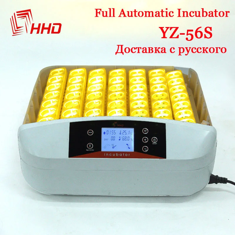 

Smart Electronic Fully Automatic Control 56 Egg Incubator LED Screen Automatic Egg Turner Chicken Hatcher Machine Brooder Tools