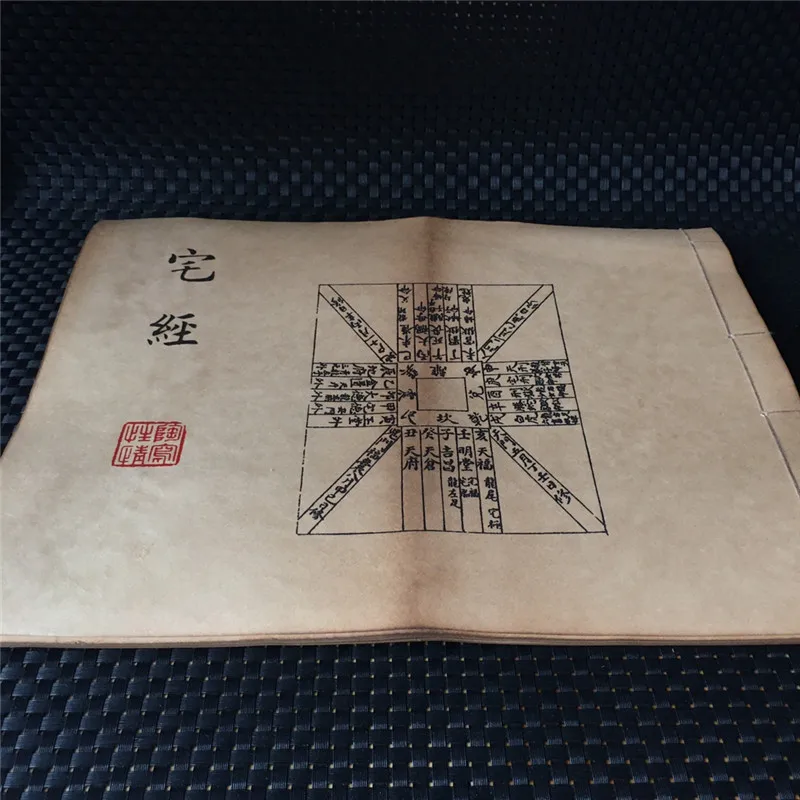 Chinese Line Binding Old Books Of Geographical Feng Shui