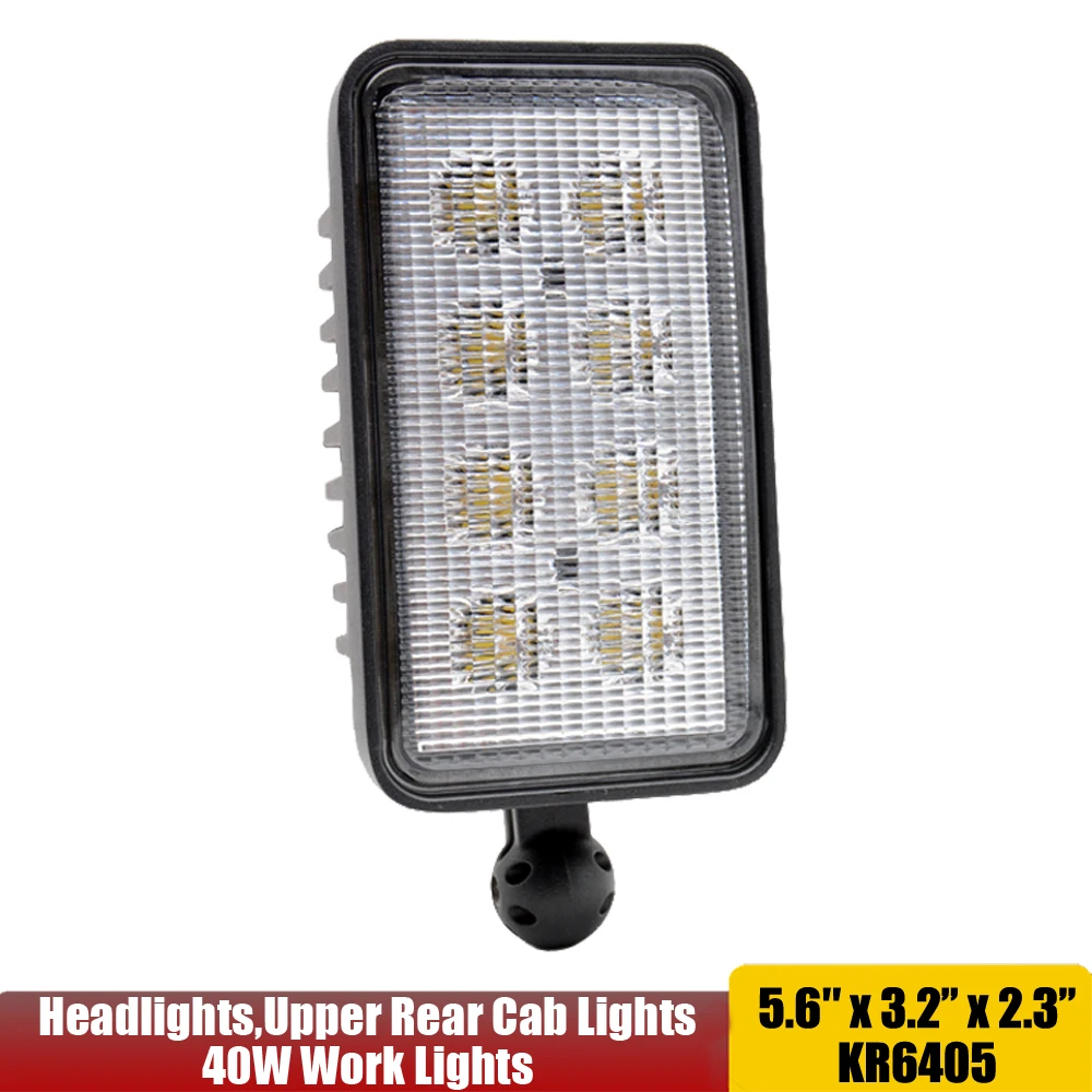 LED Cab / Fender / Handrail / Hood Light For John Deere Tractor 8100,8200,8300,8400+ RE154908 x1pc