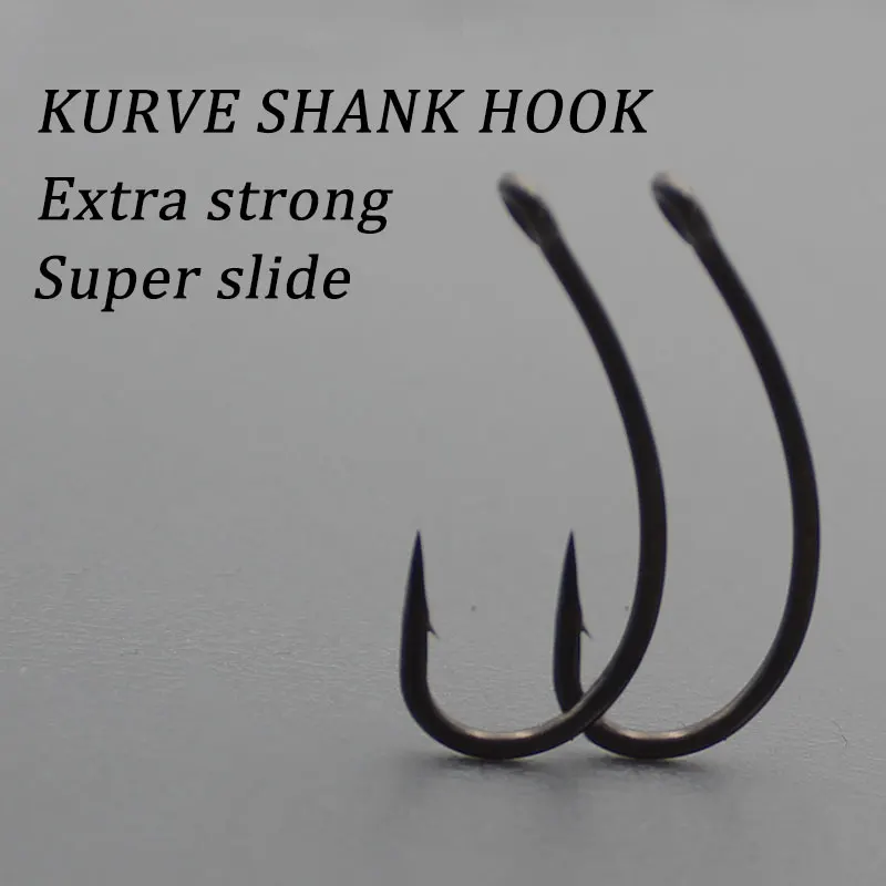 20PCS Super High Quality Barbed Fishing Hooks Carp Hair Rig Hook  Coated Fishing Hooks For Chod Rig Tackle Accessories