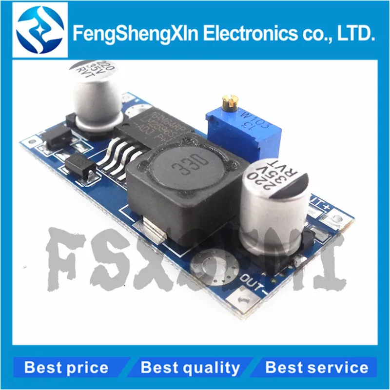 LM2596-módulo convertidor reductor de DC-DC, regulador de voltaje de LM2596S-ADJ, ajustable, 3A, 24V, 12V, 5V, 3V, LM2596S