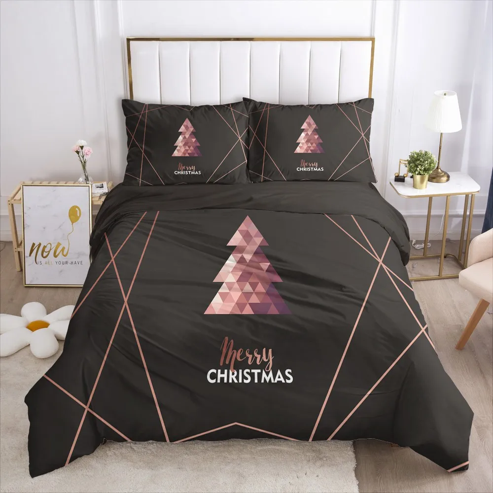 3D Modern Duvet Cover Set Christmas Bedding Sets Quilt Covers Pillowcases Comforther Cases King Single Double Size Bed Linen