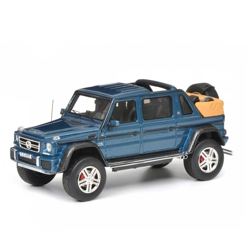 

Schuco 1:64 G650 Landaulet Half the car roof Blue Resin Model Car