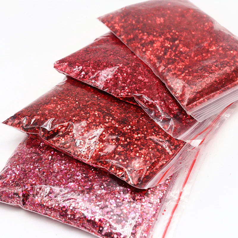 50g Christmas Sequins Mixed Craft Series Set Holographic Glitter Mermaid Nail Powder for Autumn Designer Nail Decoration