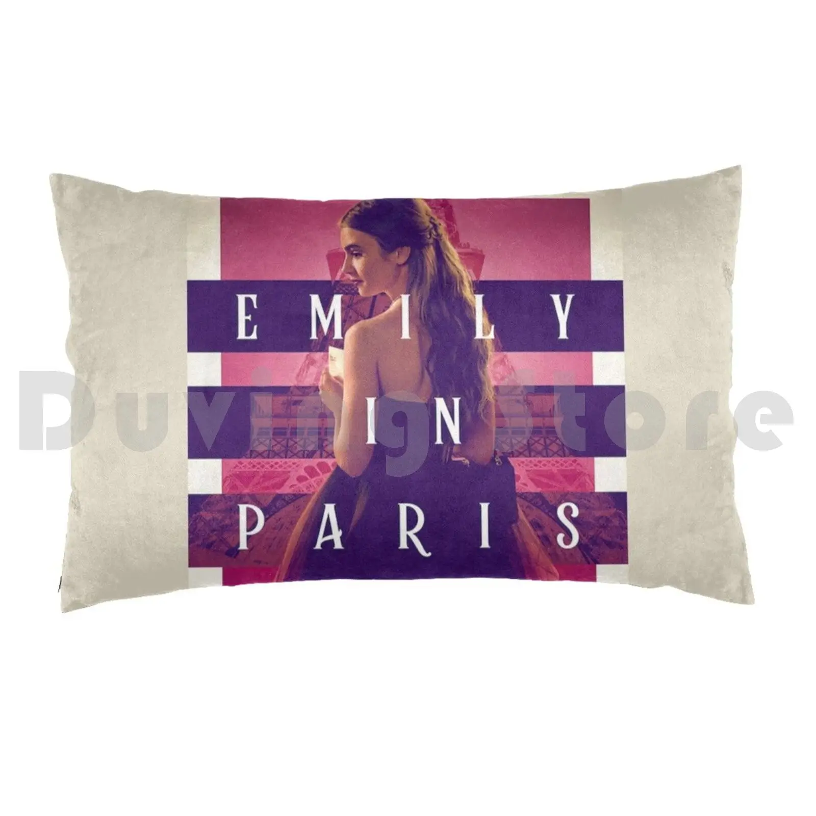 Emily In Paris Netflix Pillow Case DIY 50*70 Movieart53 Emily In Paris Lily Collins Emily In Paris Netflix Tv