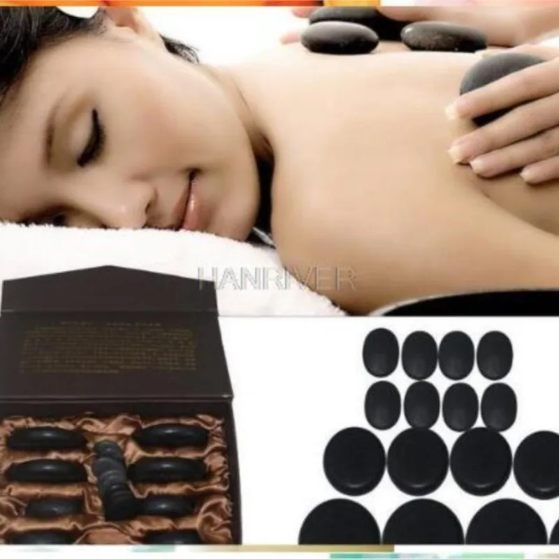 Energy stone volcanic thermal SPA back massage hot compress physical therapy health care products