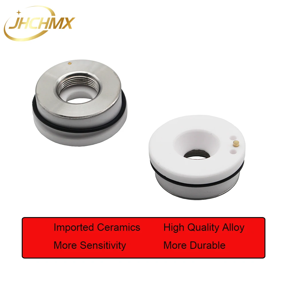 JHCHMX Dia.32mm M14 Fiber Laser Ceramic Enhanced Type Raytools Ceramic Ring Bodor Empower Glorystar Fiber Laser Cutting Machines