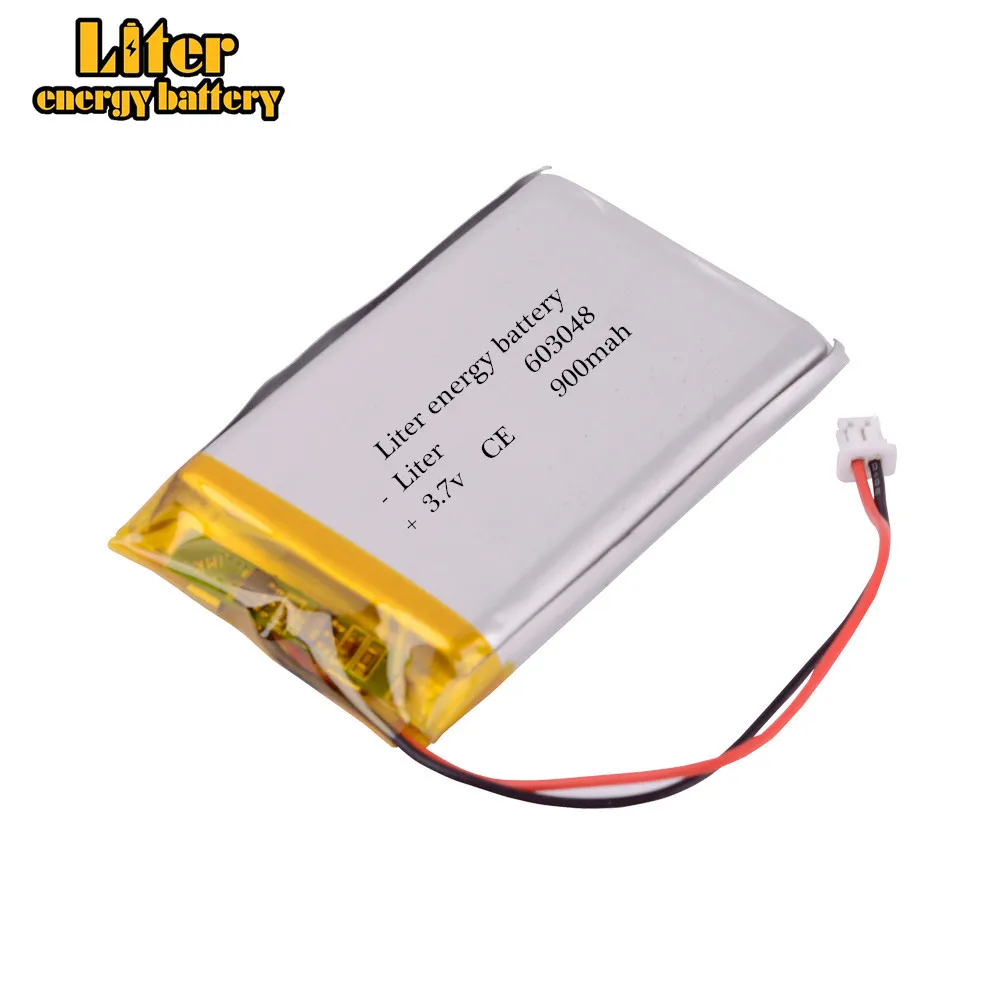 Akumulator litowo-polimerowy LiPo 1,25 mm 2 szt. 3,7 V 900 mAh 603048   zamiennik dla GBA SP