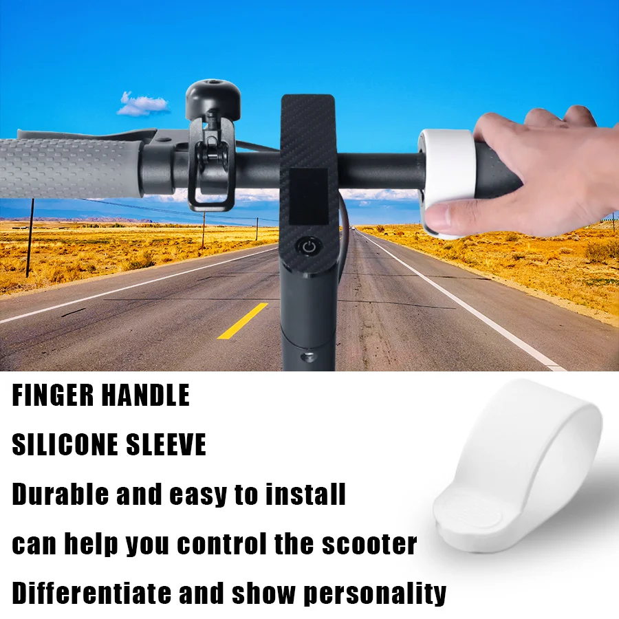 Protective Cover Handlebar Finger Dial Cover Silicone Sleeve Case for Xiaomi M365 1s PRO for ninebot MAX G30 Electric Scooter