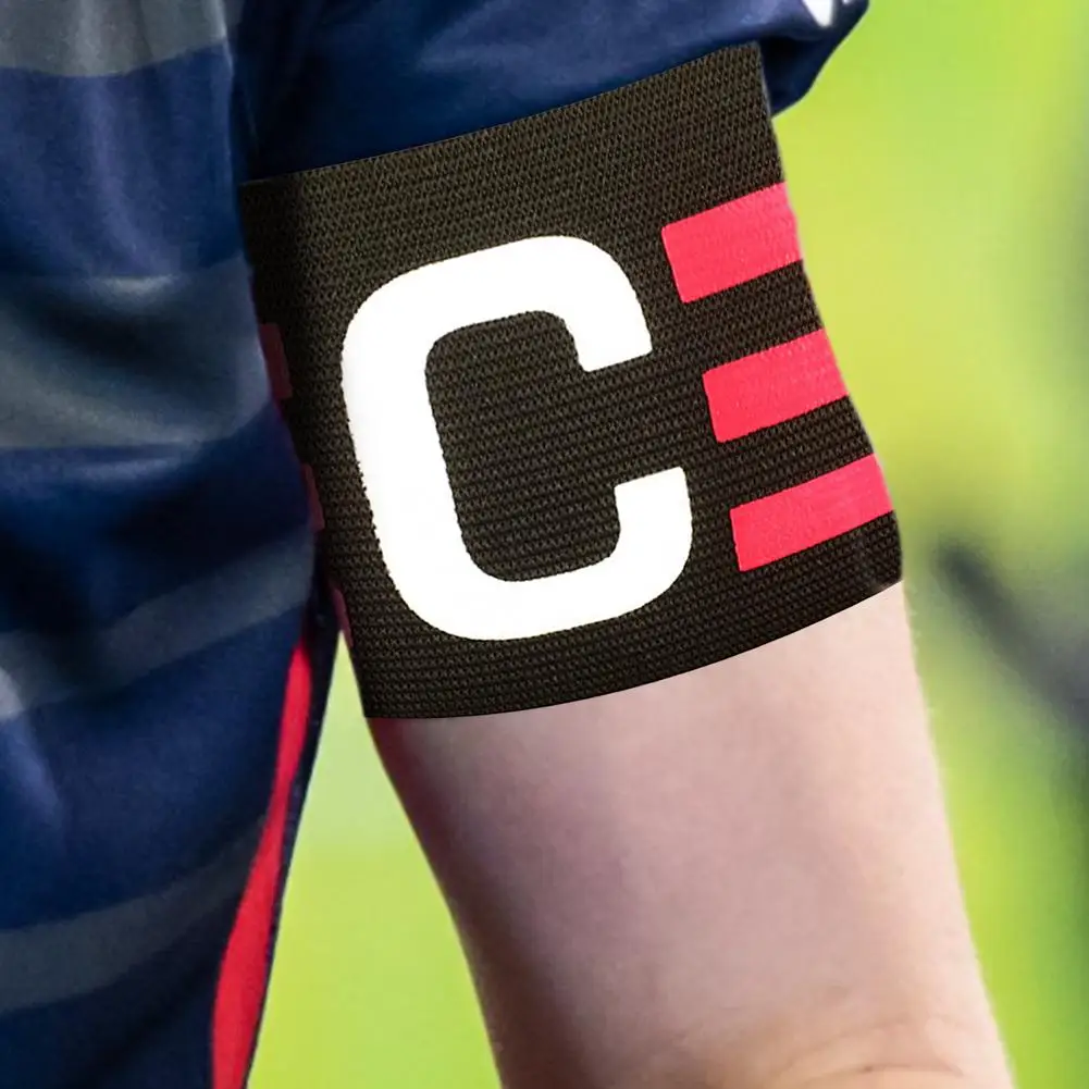 Captain Armbands Captains Bands Elastic Paste Winding Bracelet Elastic Captain Armband For Senior Junior Football Leader