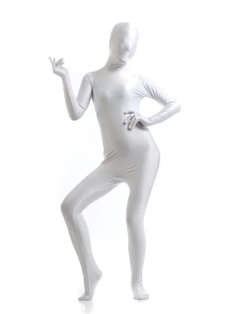 Full Body Veelkleurige Spandex Cosplay Kleding Huidpak Catsuit Halloween Zentai Kostuum vrouwen Tweede Huid Strak Pak