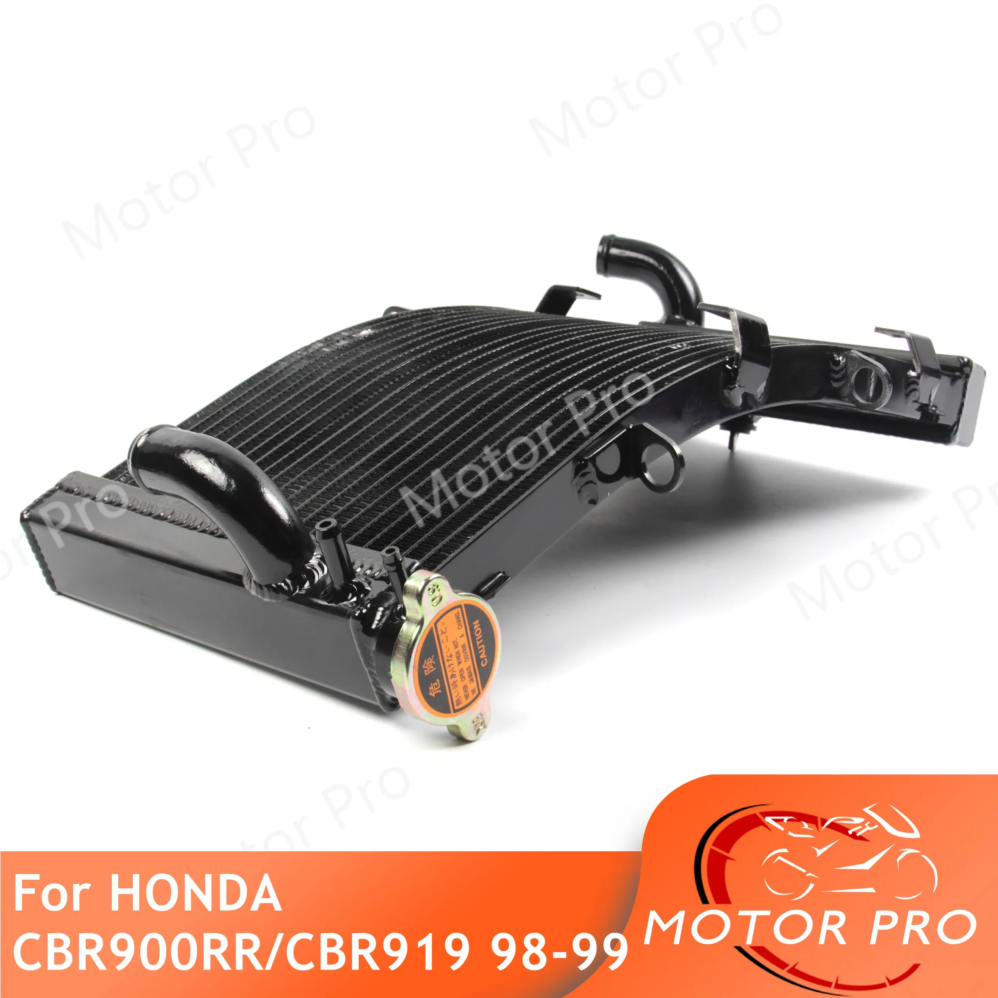 Radiator For HONDA CBR900RR CBR919RR 1998 1999 Motorcycle Parts Cooling Cooler CBR 900 919 RR CBR900 900RR CBR919 919RR BLACK