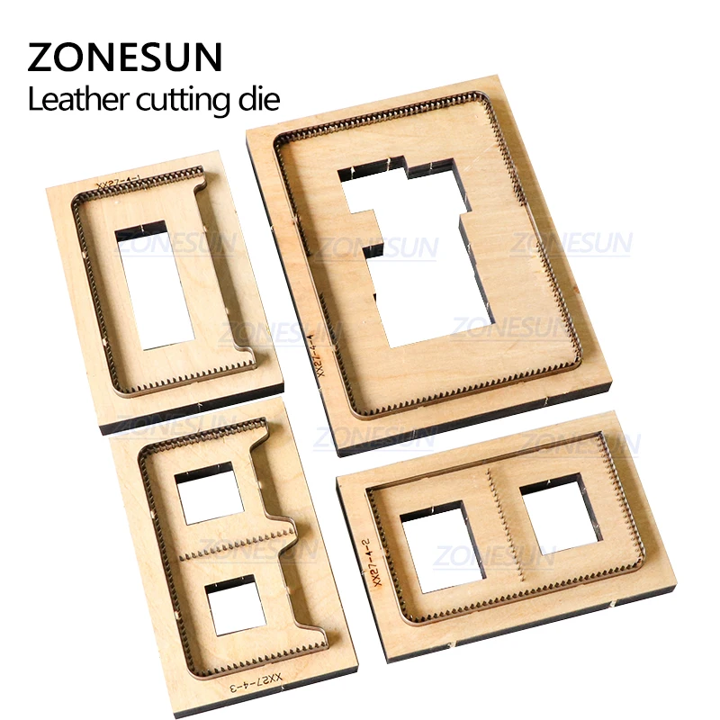 ZONESUN S3 Passport Cover Custom Leather Cutting Die Handicraft Tool Punch Cutter Mold DIY Paper Steel Rule Die