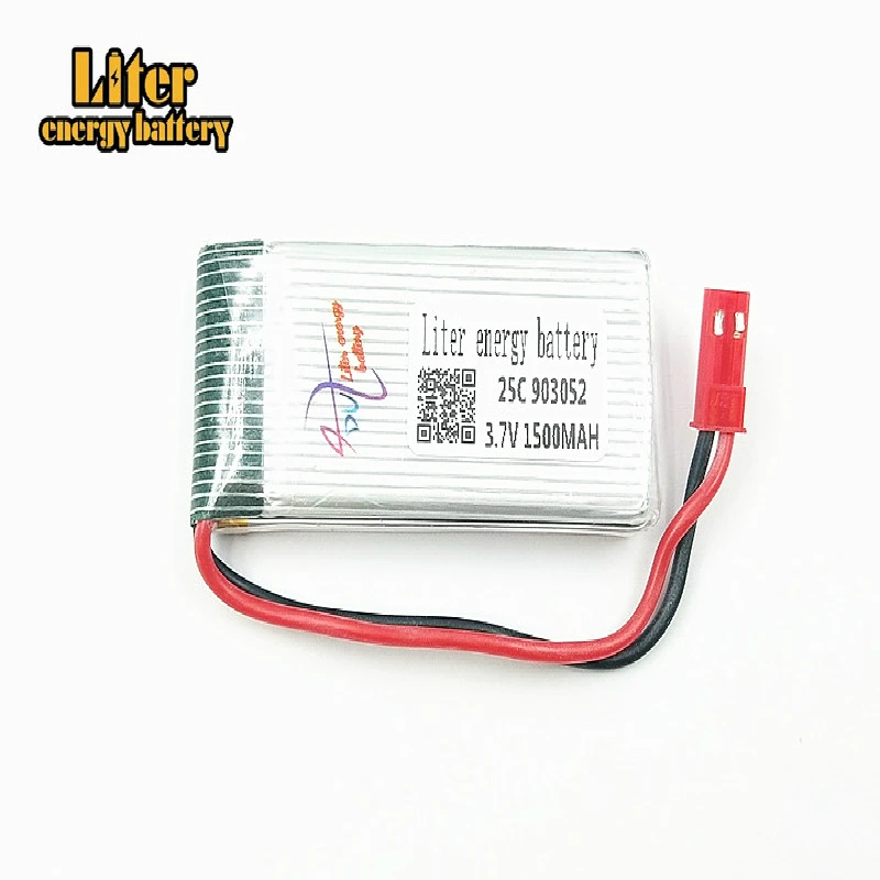 3.7V 1500mAh Central Church 887 remote control aircraft 903052 25c US lithium battery 3.7V 1500mAH GSP Linda T05