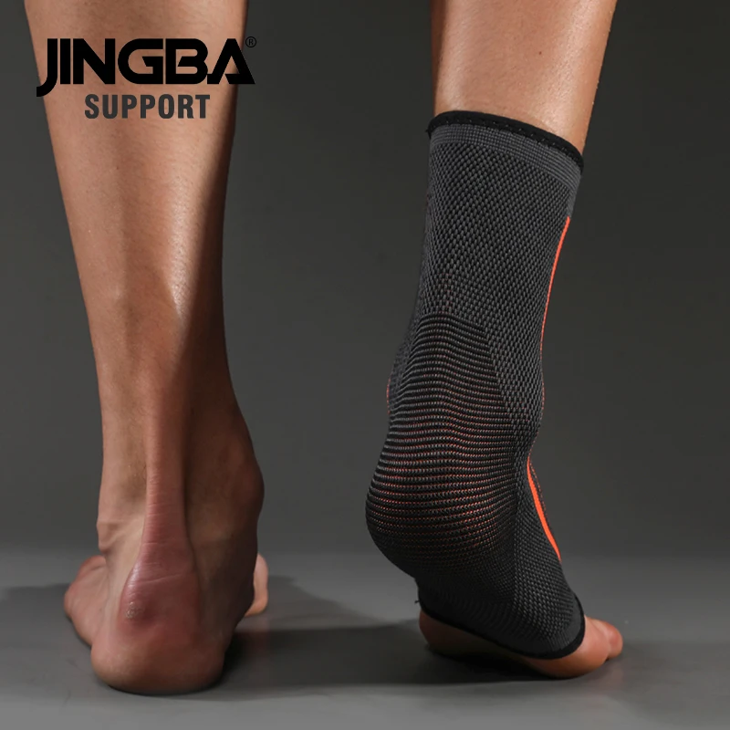 JINGBA SUPPORTO 1 PCS 3D di Nylon Compressione Cinghia Della Cinghia di Protezione Della Caviglia Supporto Della Caviglia di Calcio di Pallacanestro Della Caviglia Brace di Protezione