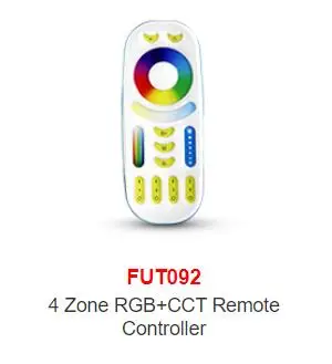 FUT068 6W Rgb + Cct Led Downlight AC100-240V Ronde Smart Led Panel Light Dimbare Compatibel App/2.4G hz Rf FUT092 Afstandsbediening