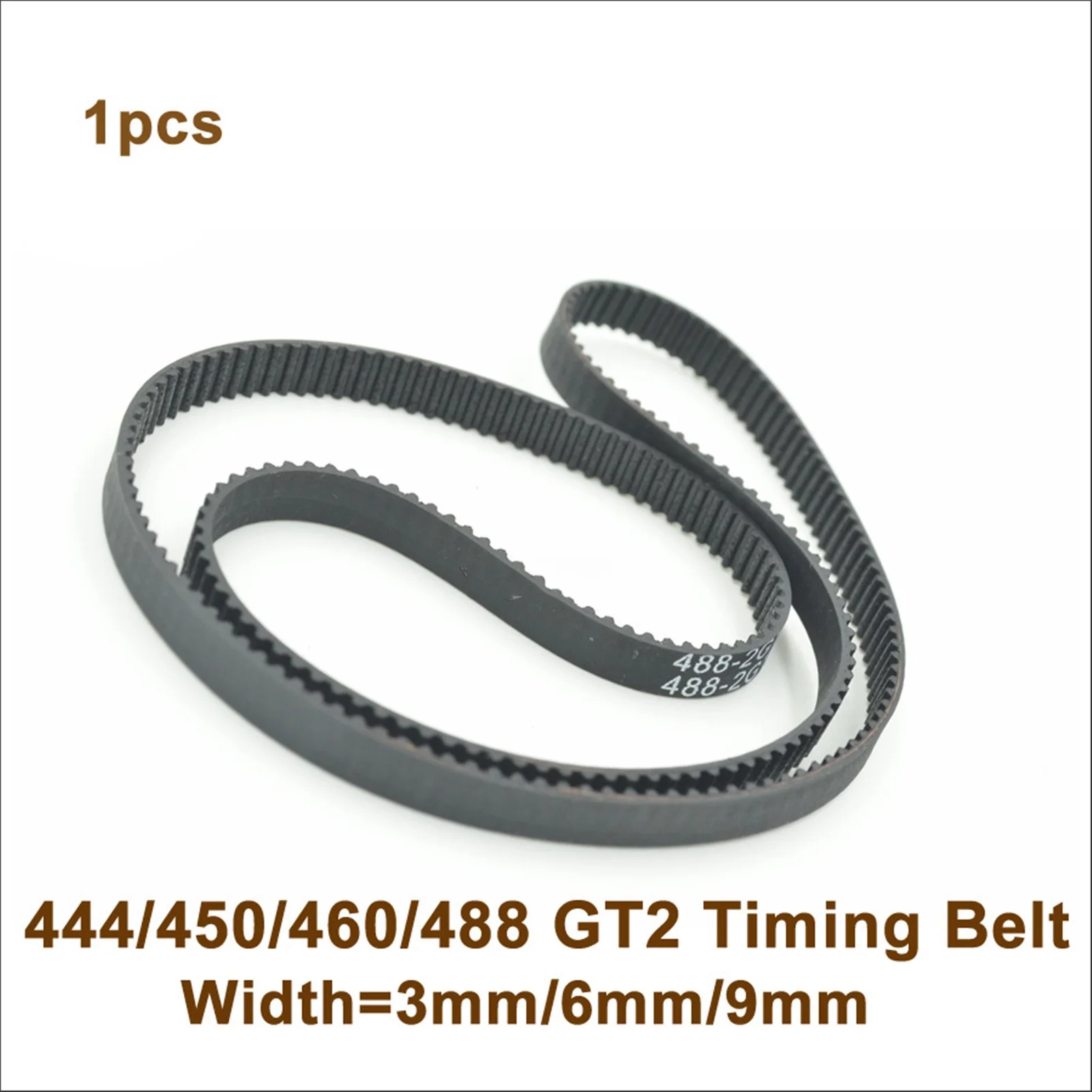 2GT Timing Belt, W=6/9/1mm, 230 305 GT2 Closed-Loop Synchronous Belt