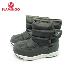 Flamingo Winter Hoge Kwaliteit Waterdichte Wol Warm Houden Kinderen Schoenen Anti-Slip Snowboots Voor Jongen Gratis Verzending 92D-NQ-1518