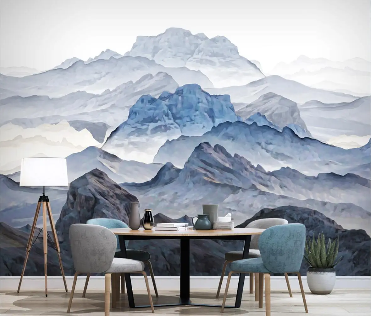 

beibehang custom Chinese Landscape Painting mural wallpapers for Living Room TV Bedroom tv Background Wall Paper Papel De Parede