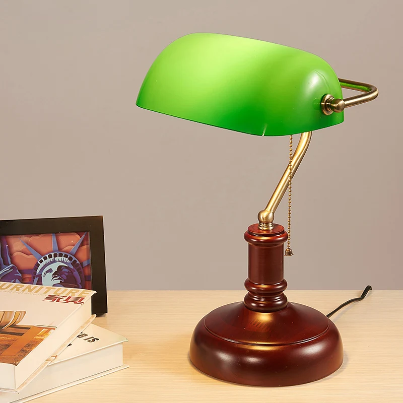 

SIUU The United States All Copper Nostalgic Bedroom Bedside L Amp European-Style Antique Study Classic Reading Decorative Lights