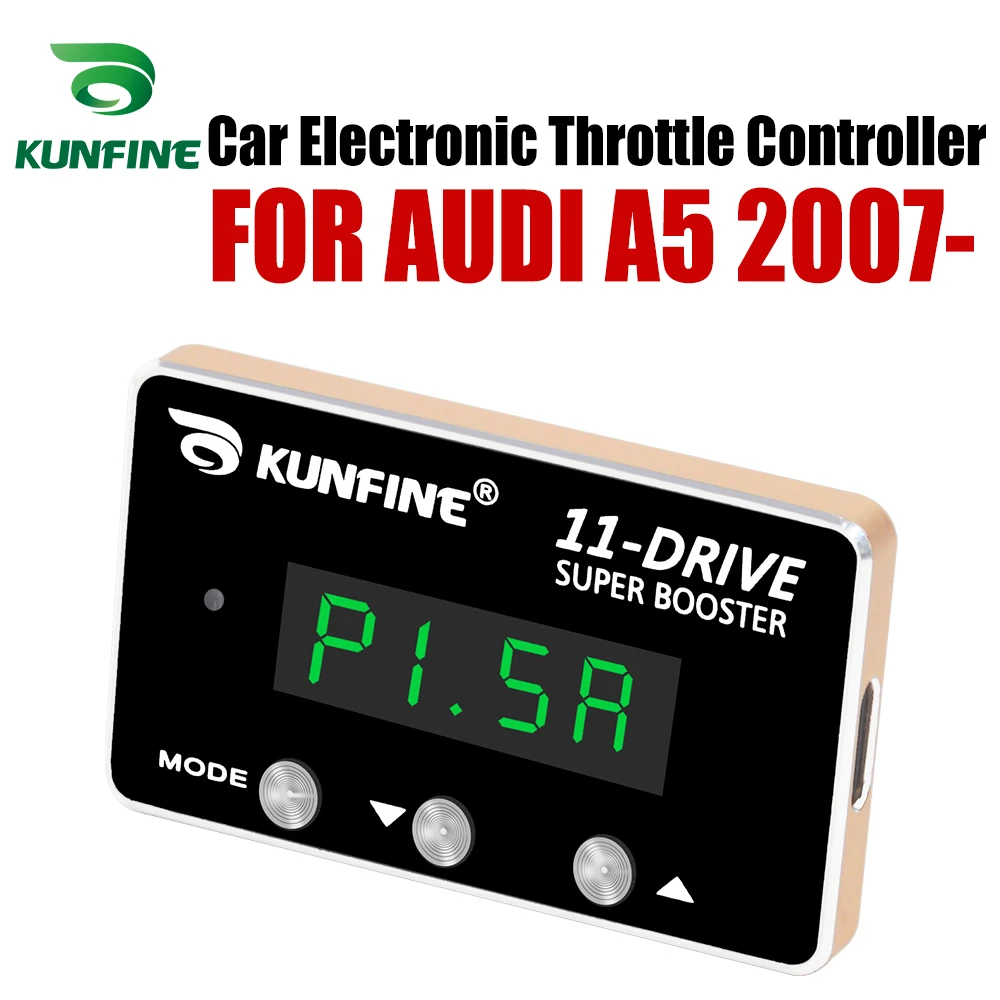 

KUNFINE Car Electronic Throttle Controller Racing Accelerator Potent Booster For AUDI A5 2007-After Tuning Parts Accessory