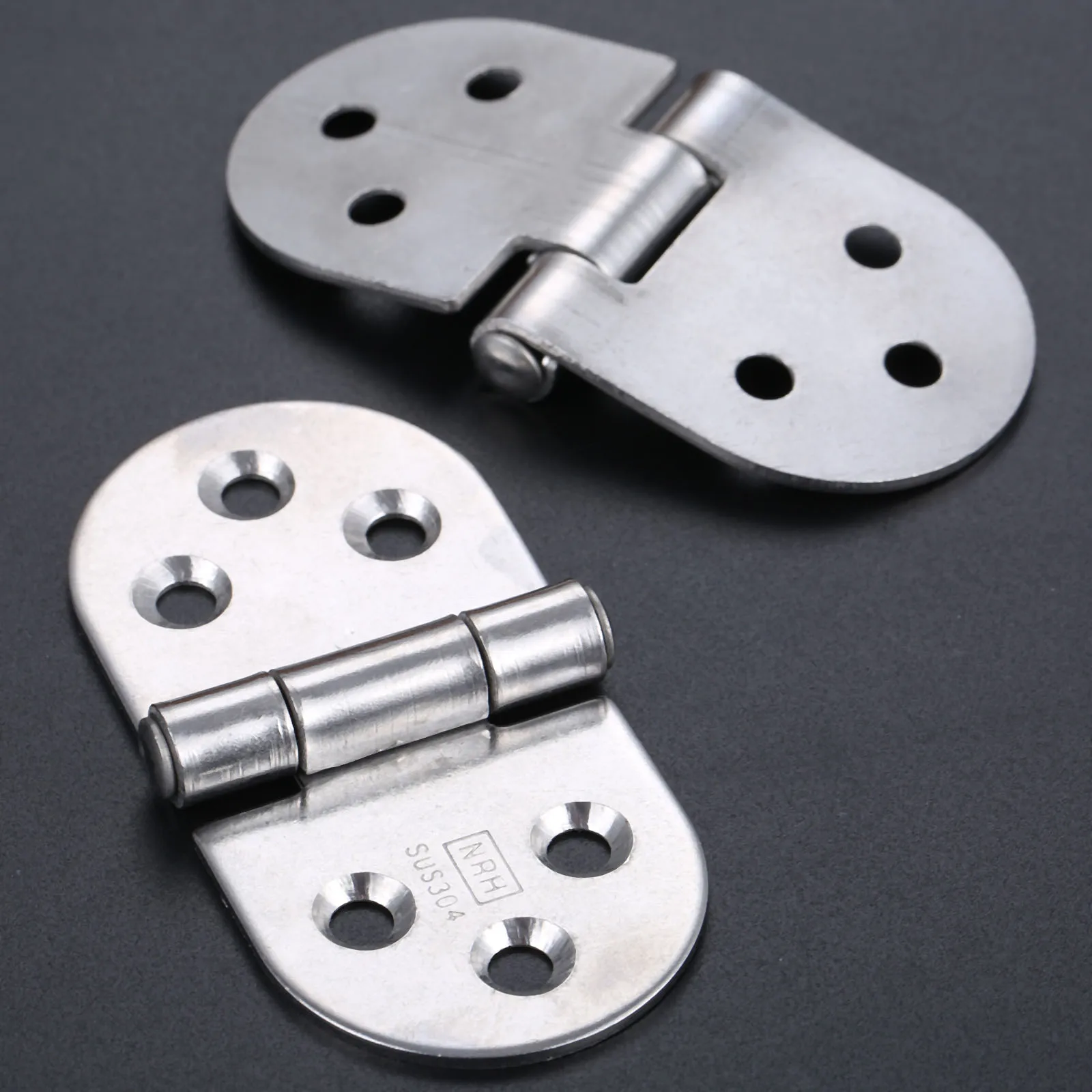 Cabinet Hinge Stainless Steel Electric Box T-Strap Heavy Shed Gate Door Hinge For Marine Boat Window Furniture Hardware 80x40mm