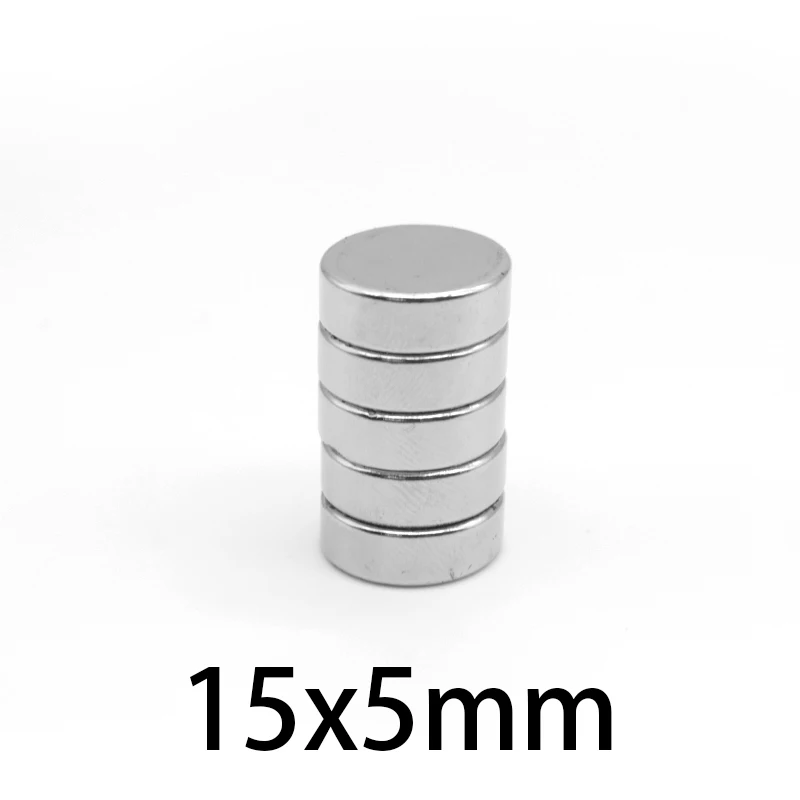 15x5 Super Powerful Strong Magnetic disc Magnets 15mmx5mm Permanent Neodymium Magnets 15x5mm Round Magnet 15*5