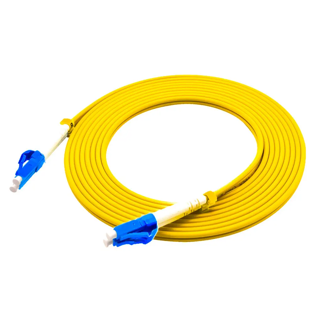 

30M Optical Fiber Patch Cord Cable,LC/PC-LC/PC,3.0mm Diameter,Singlemode 9/125,Duplex,LC to LC 30 Meters