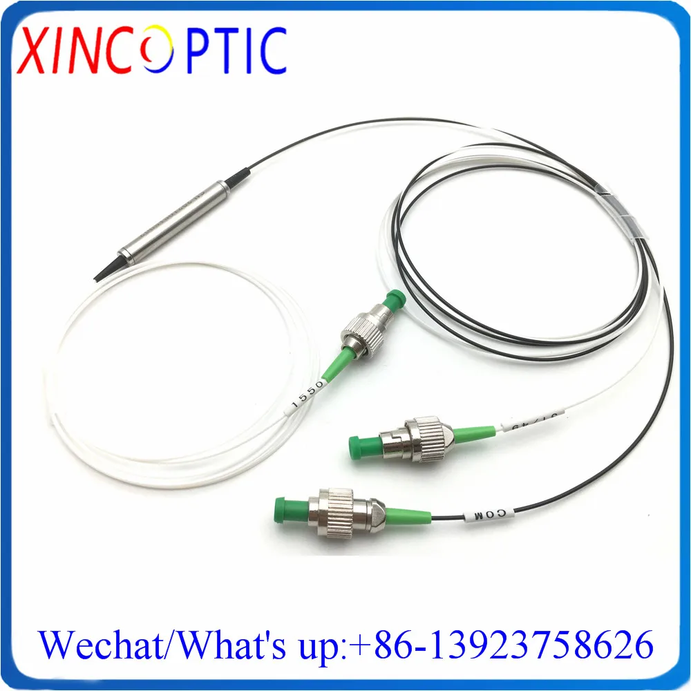 

10Pcs 3port FTTH CATV 1M 0.9mm 1*2 FWDM Filter,1in 2out 1550/1310/1490 Fiber Optic Wavelength Division Multiplexer with FCAPC