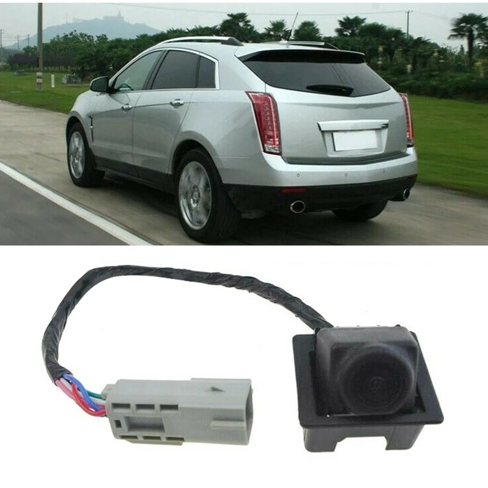 Rear View-Backup Back Up Camera for Cadillac SRX 2010-2016 3.6L 3.0L 2.8L 23205689 15926122 20910350 22915398