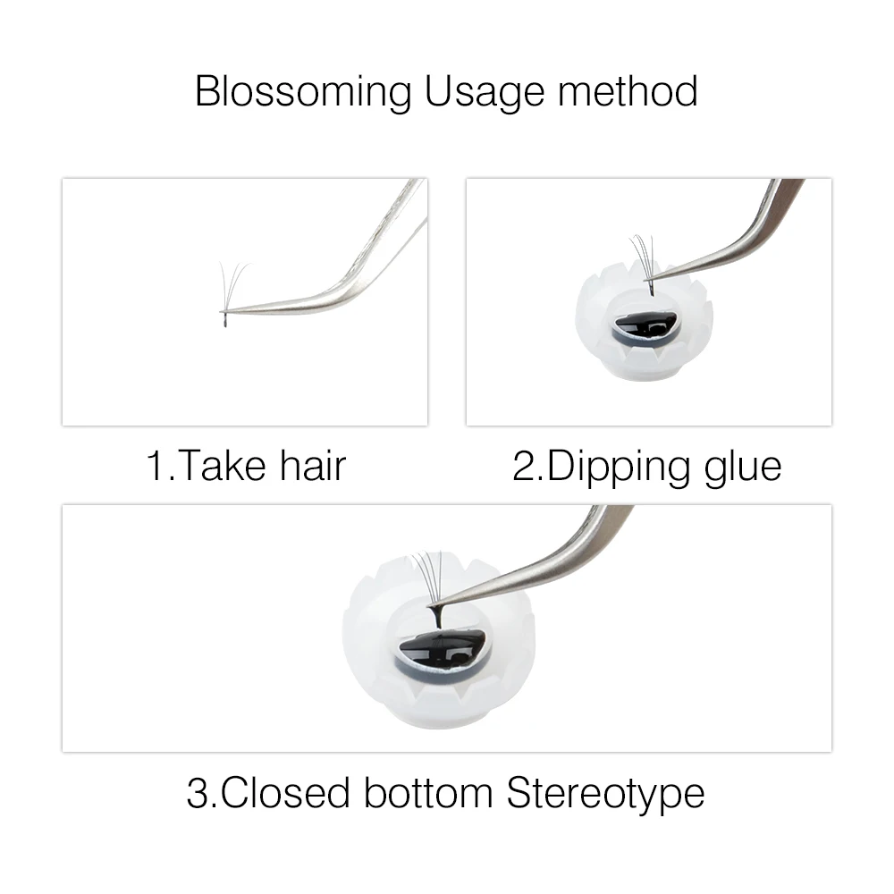 TDANCE Einfach Fan Wimpern Blüte Wimpern Verlängerung Dicke 0,05 0,07 Austomatic Blüte Schnelle Fan Selbst-, Der Fans Volumen Wimpern – Detail 9
