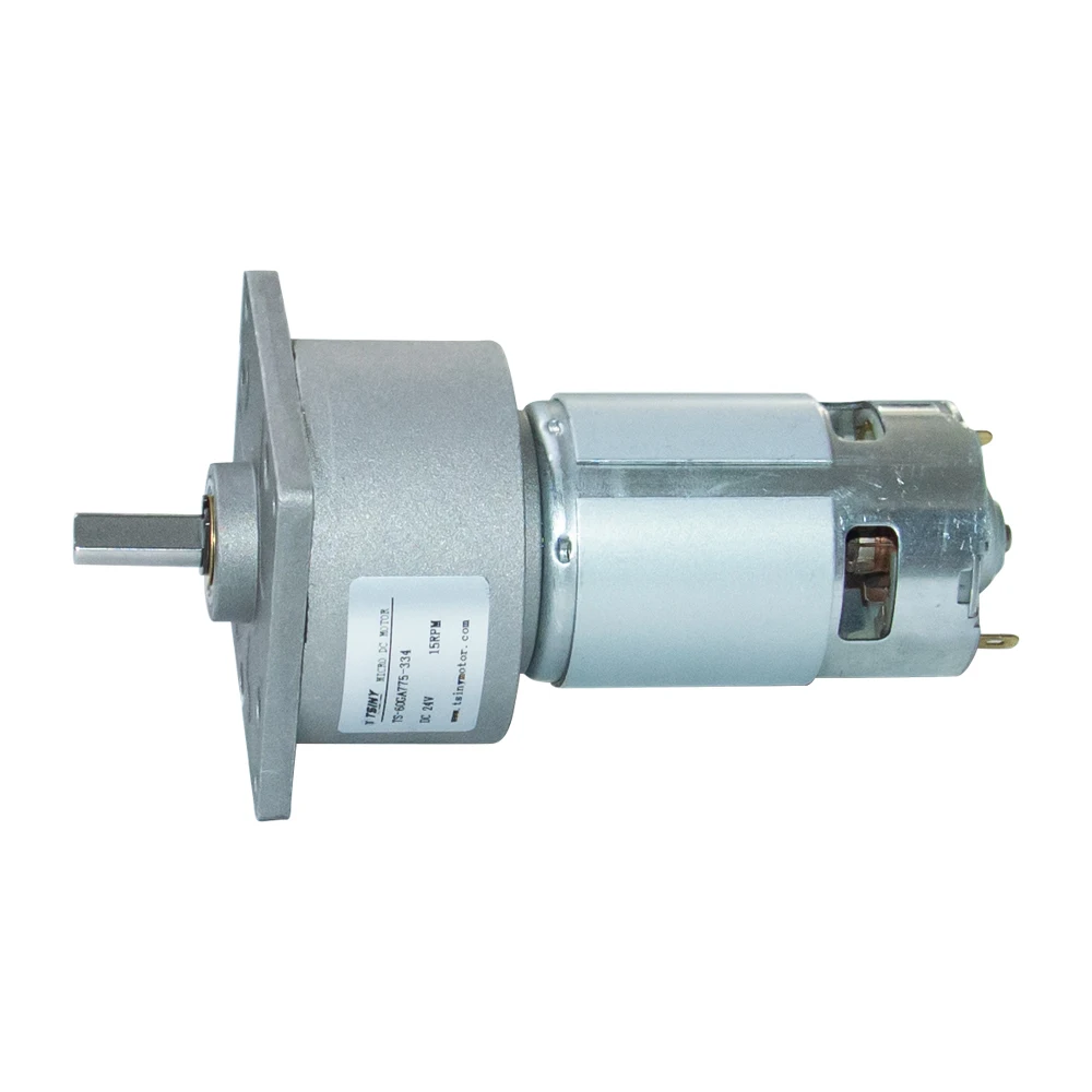 DC 12/24V Geared Motor Reducer With Metal Gearbox High Torque Parallel Shaft 3-300rpm DC Electric Motor With High Speed