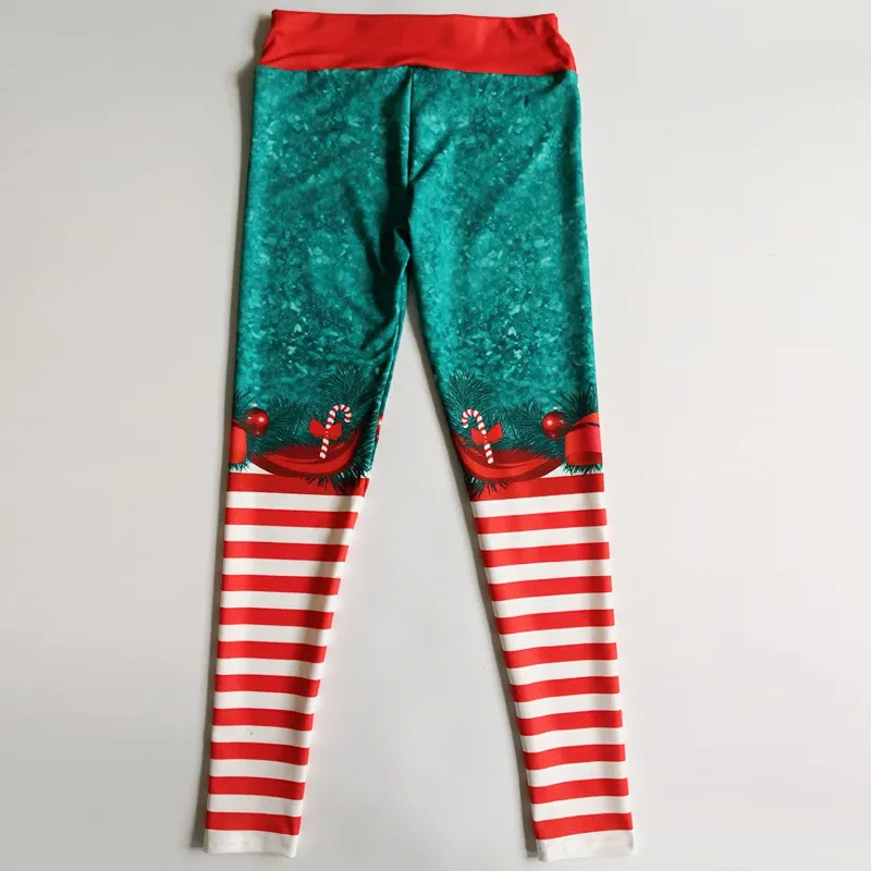 Christmas Gym Leggings Sport Women Fitness Yoga Pants High Waist Workout Fitness Leggins Sports Running Tights Athletic Pants