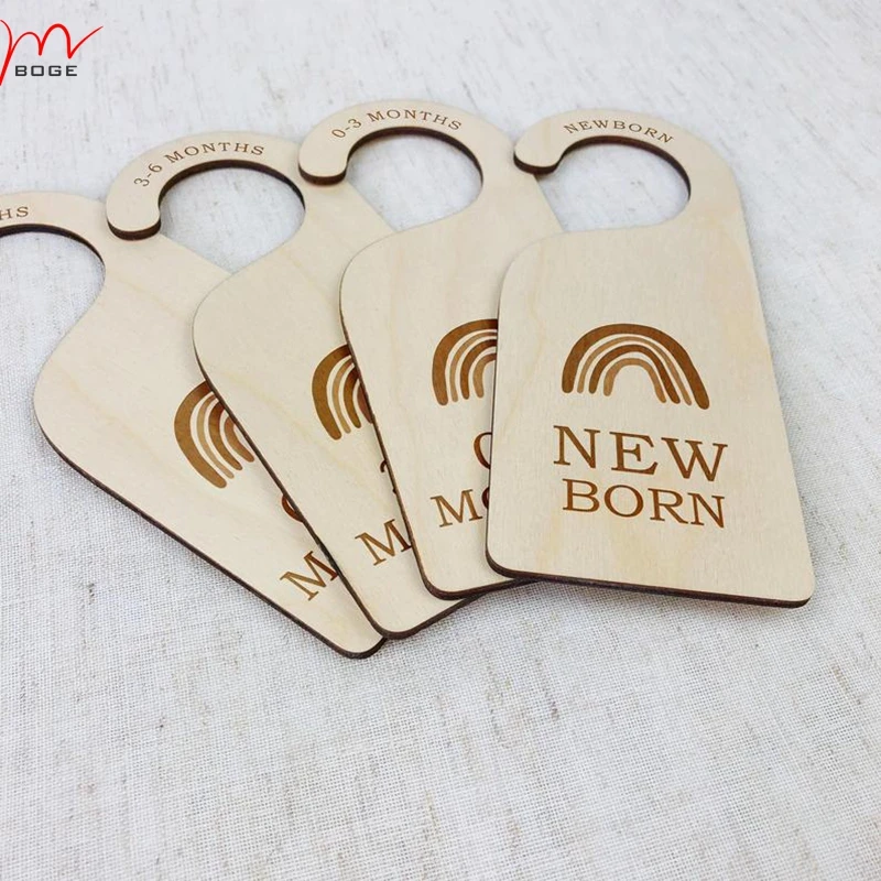 new mum to be wooden Rainbow Baby Wardrobe Divider wooden closet dividers clothes organiser